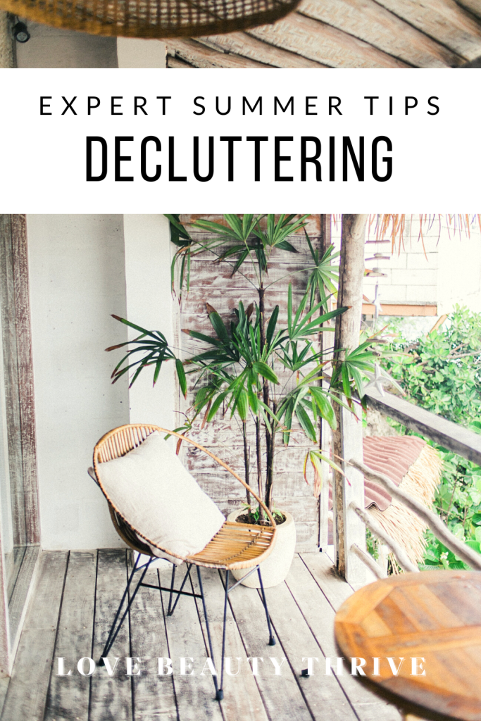 Declutter Tips for Summer