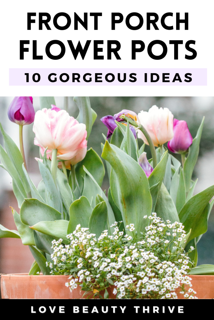 Front Porch Flower Pots