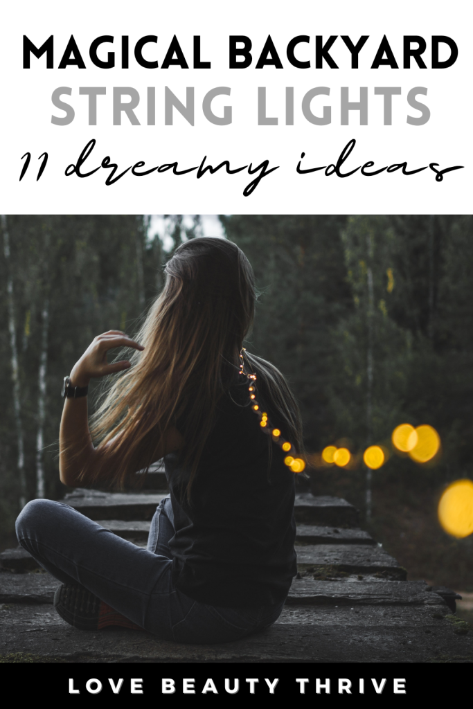 Outdoor Backyard String Lights Ideas