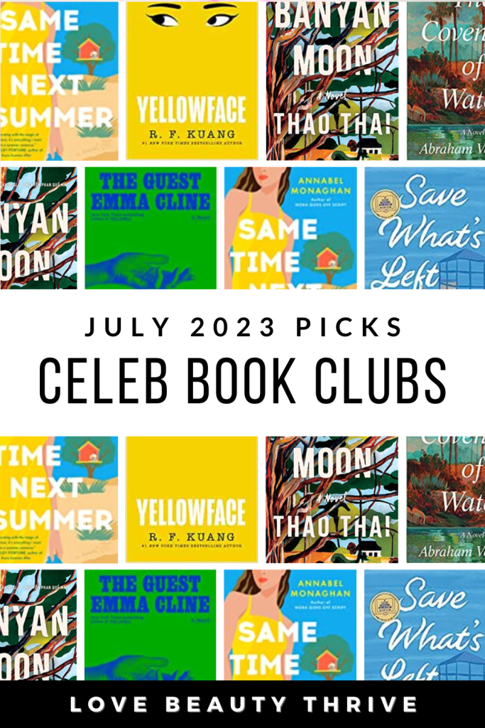 July 2023 Celebrity Book Club Picks