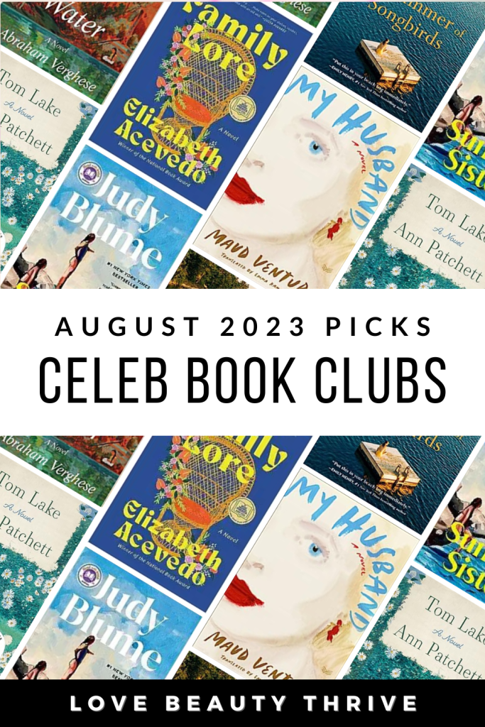 august 2023 celebrity book club picks