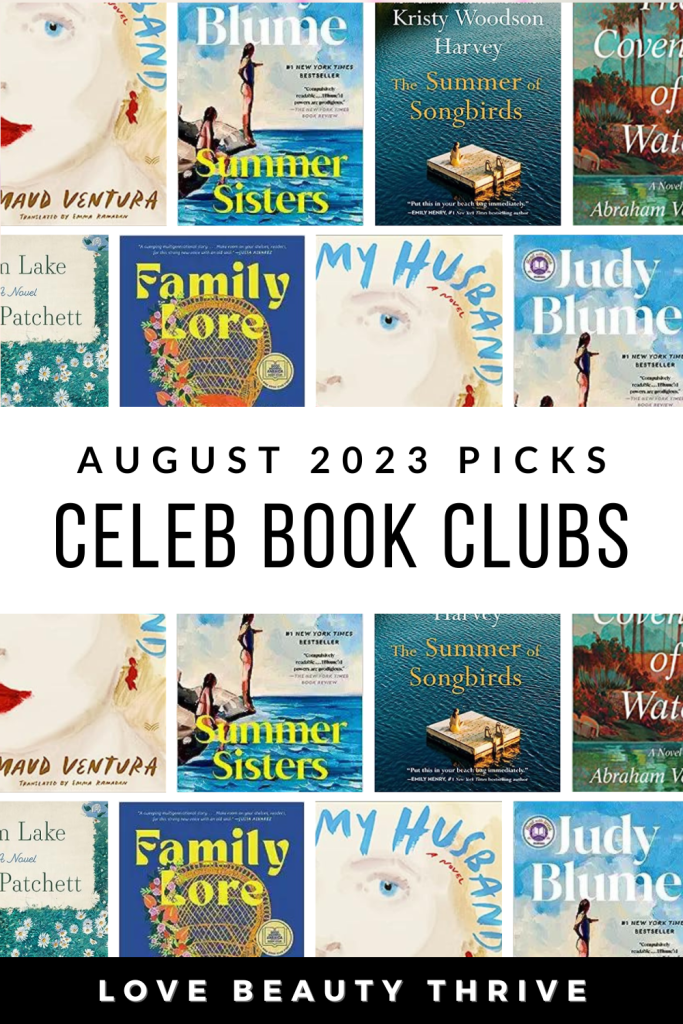august 2023 celebrity book club picks
