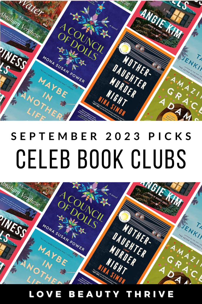 september 2023 celebrity book club picks