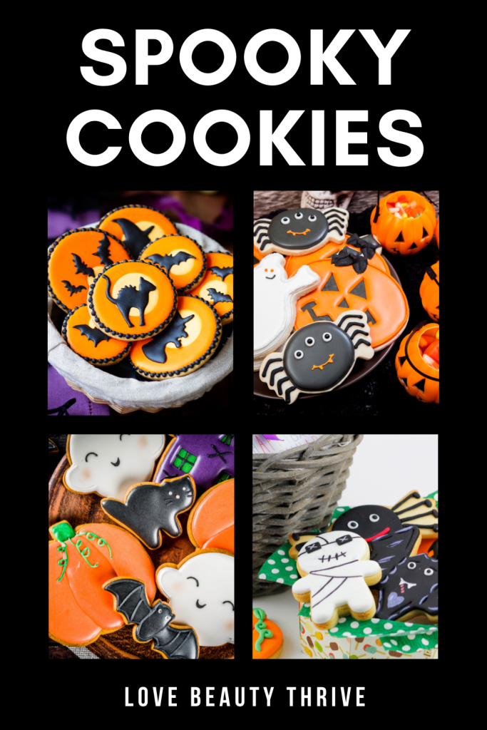 decorate halloween sugar cookies