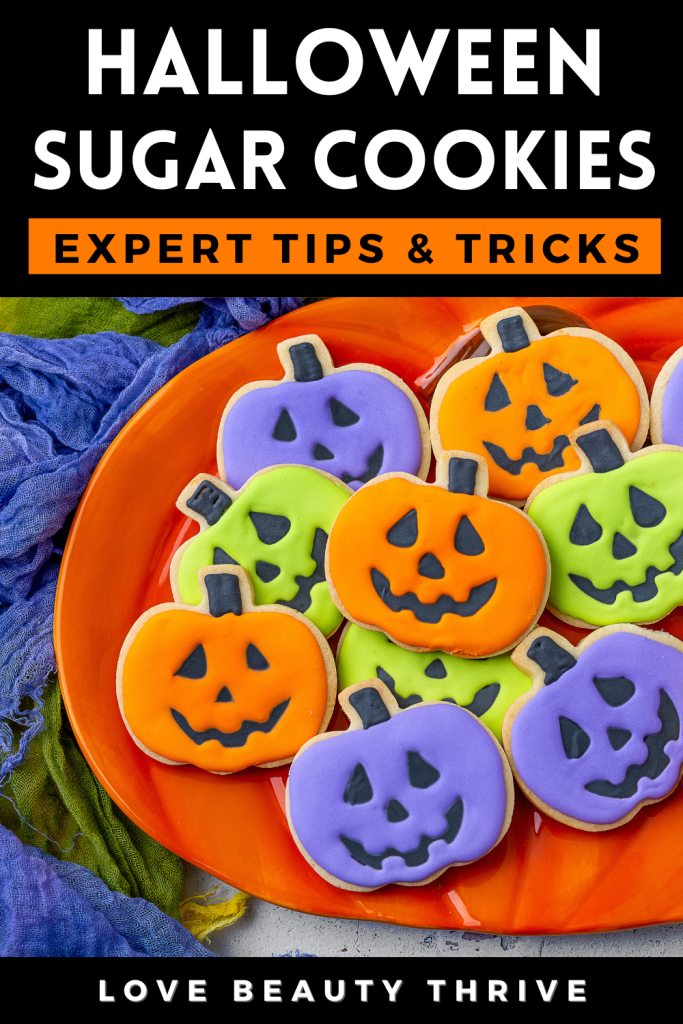 decorate halloween sugar cookies