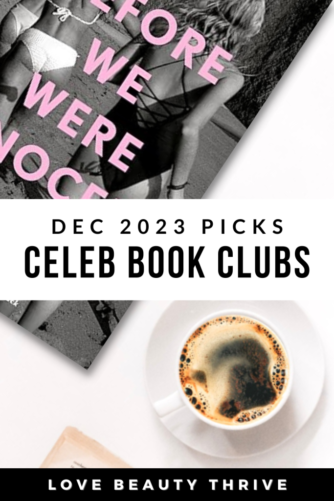 december 2023 celebrity book club picks