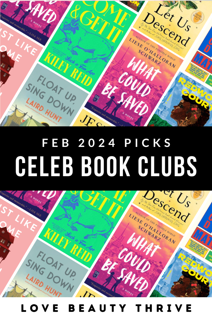 february 2024 celebrity book club picks