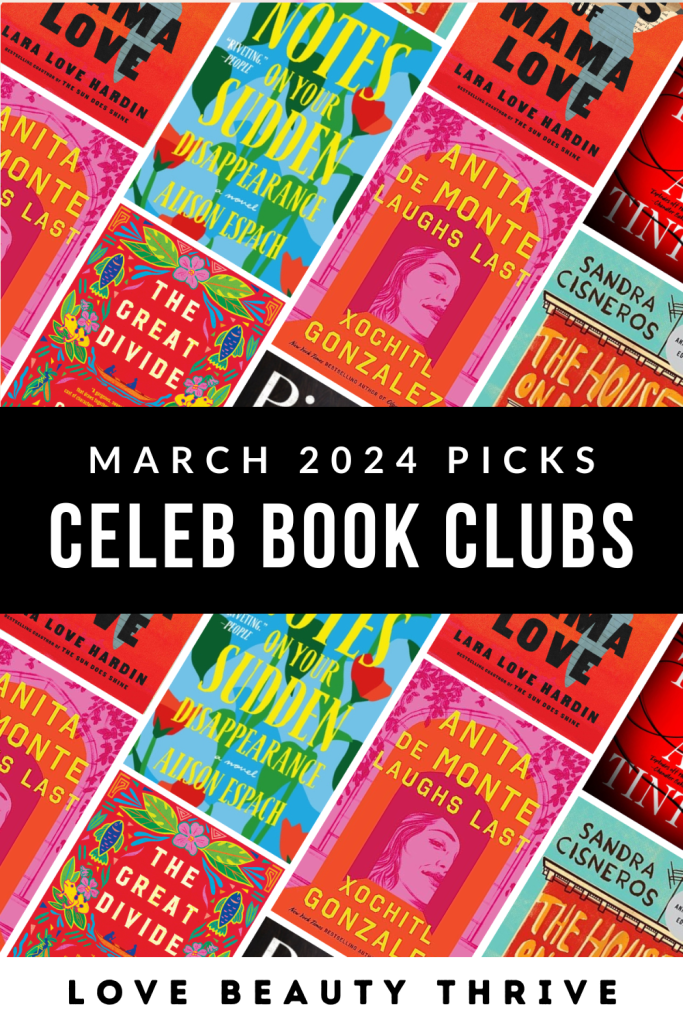 march 2024 celebrity book club picks