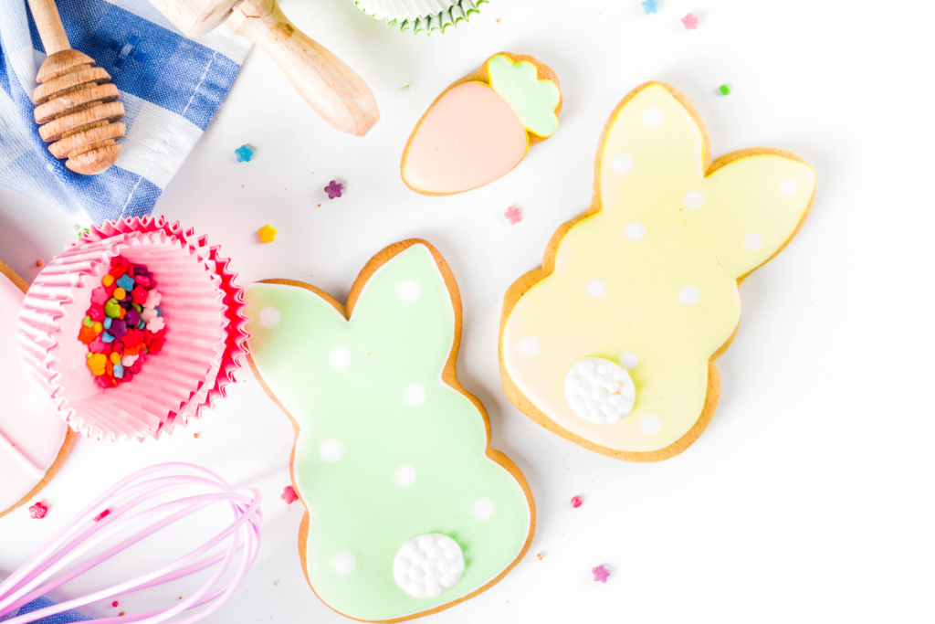 easter bunny cookies