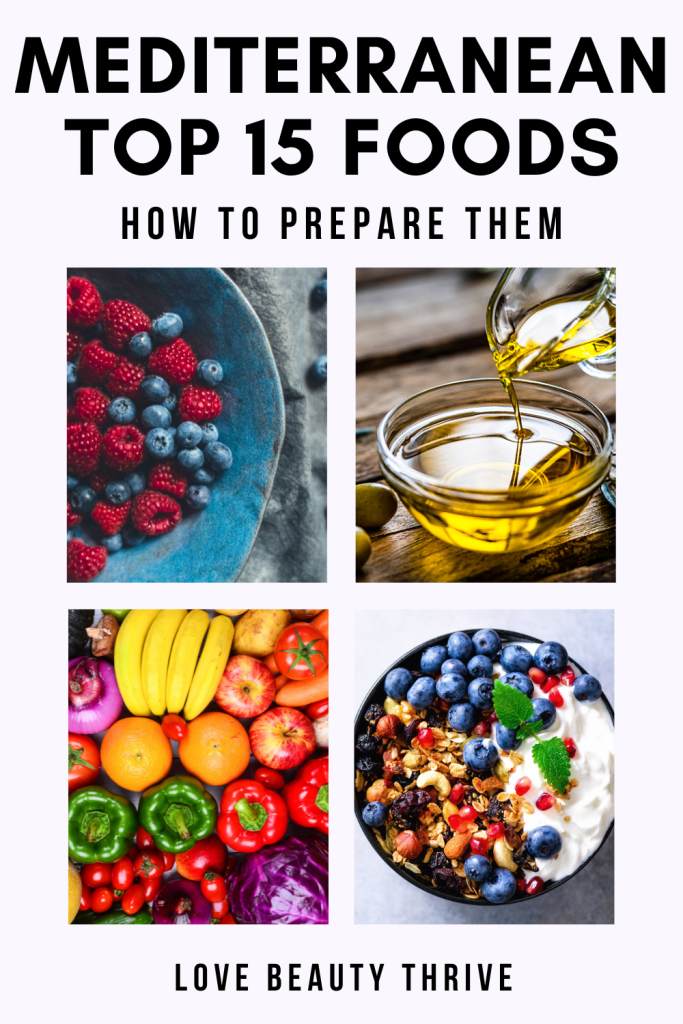 top 10 foods in a mediterranean diet