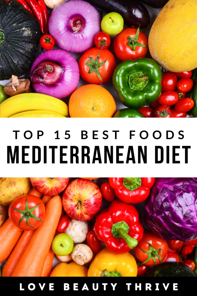 top 10 foods in a mediterranean diet