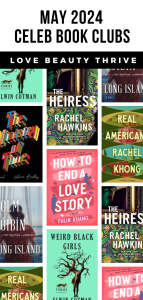 May 2024 Celebrity Book Club Picks